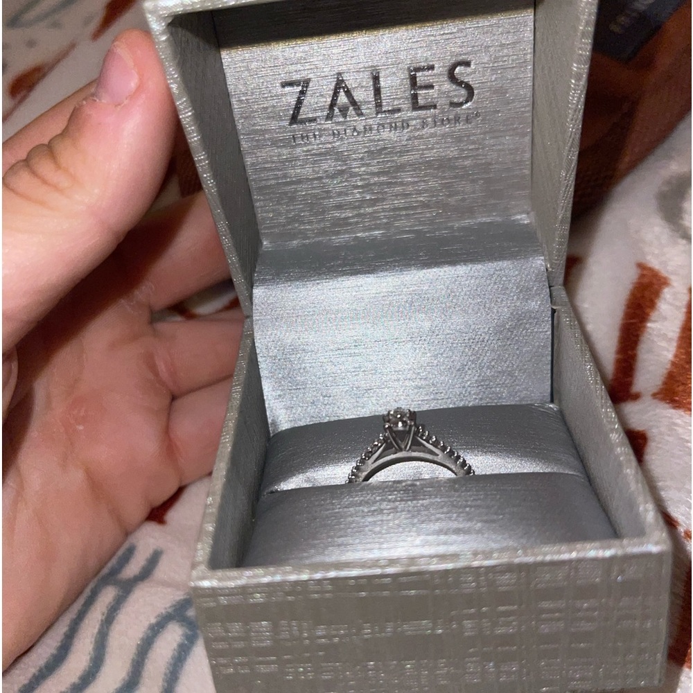 1/5 ct tw diamond promise ring in 10k white gold zales